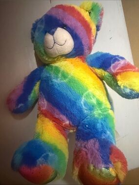 Plush Rainbow build a bear  - Colorful Soft Kids Toy